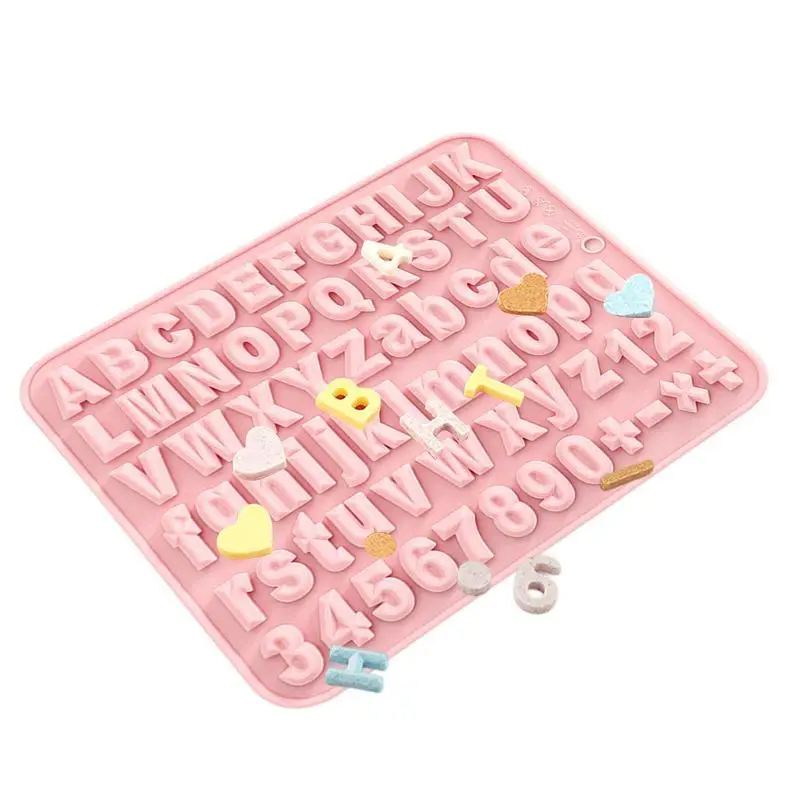 

Chocolate Mold Letters Chocolate Mold With Number Alphabet Food Grade Heat Resistant Number Molds For Candy Pudding Cake