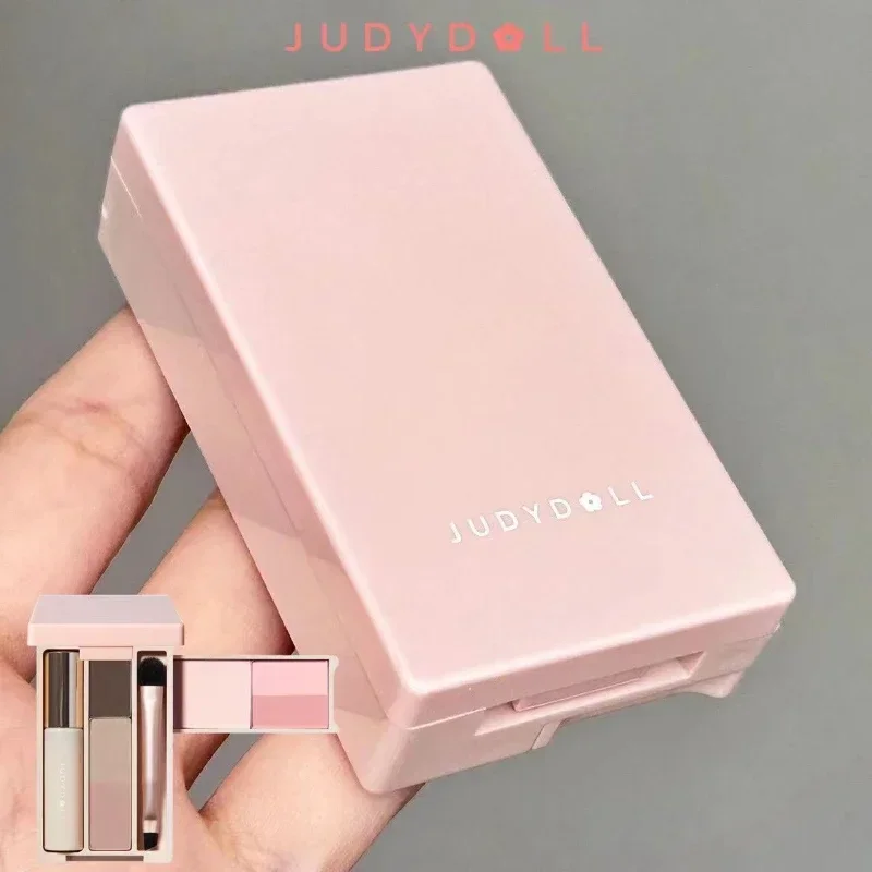 Judydoll Cosmetics Mini Eyeshadow Complexion Travel Palm Multi-Functional Travel Natural Long Lasting Face Makeup Beauty Palette eye shadow eye shadow plate