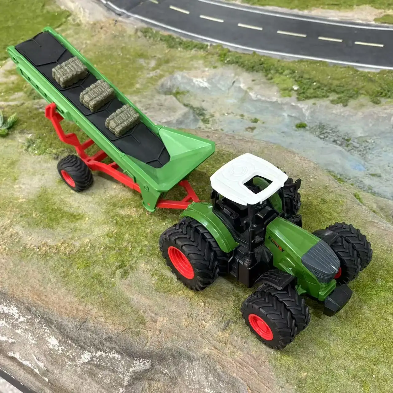 Farm-Themed Toy Truck Set with Accessories