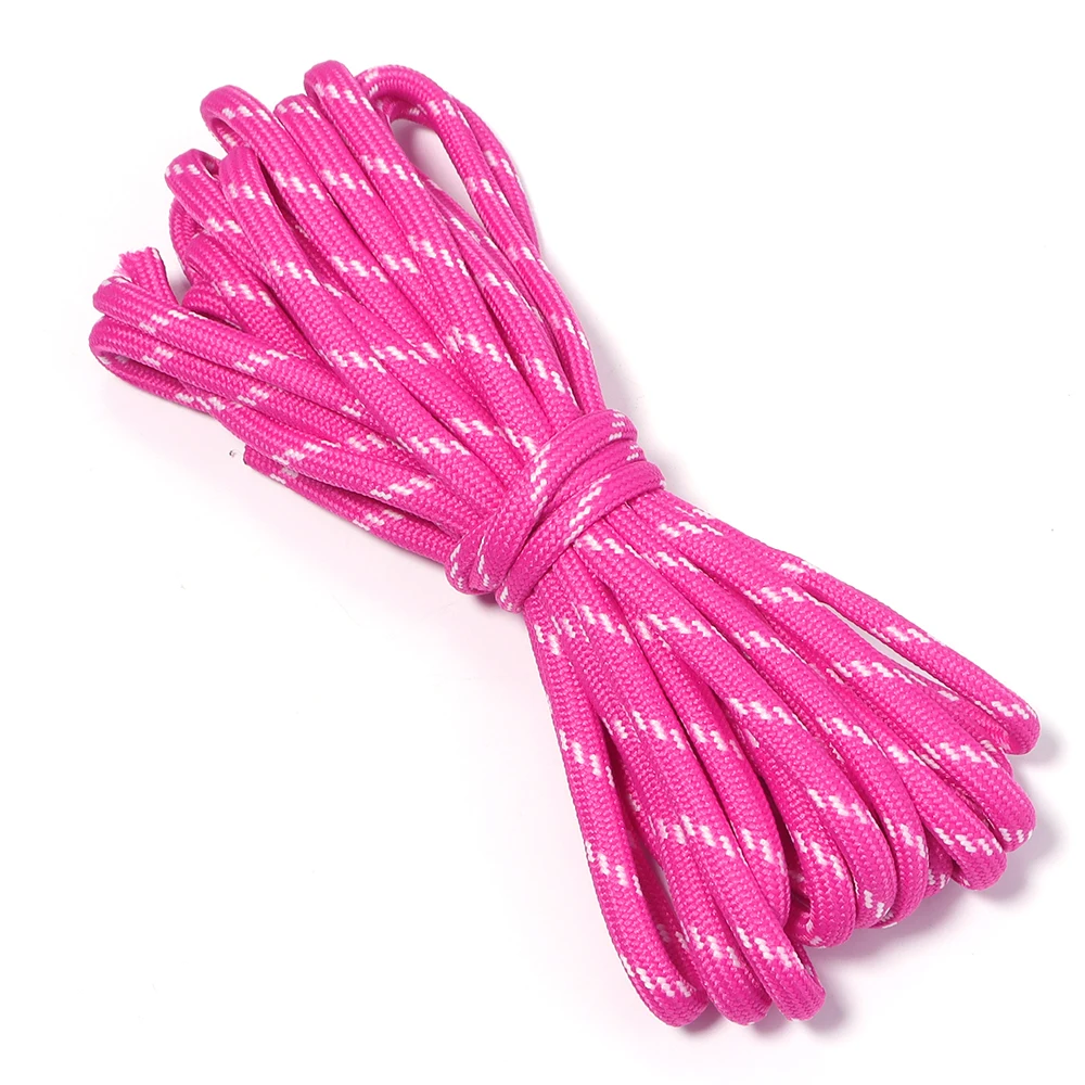 Colorful 5mm Braided Polyester Nylon Cord - 5 Yards for Crafting & DIY Projects