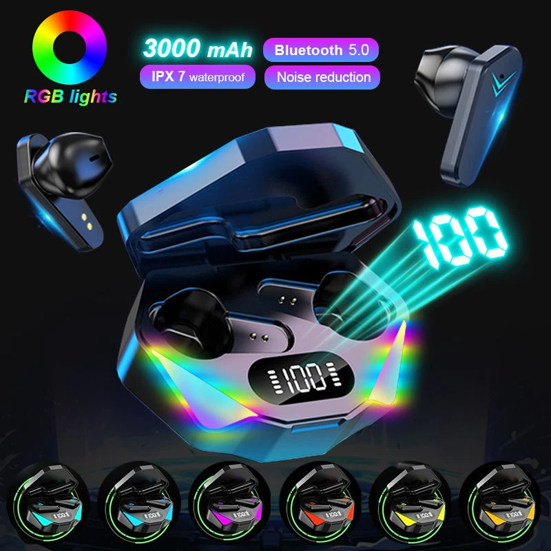 Tws X15 Gaming Earbuds Wireless Bluetooth Earphone With Mic Bass Audio