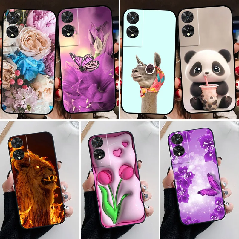 Fashionable Soft Silicone Back Cover - Cute and Stylish Protective Case