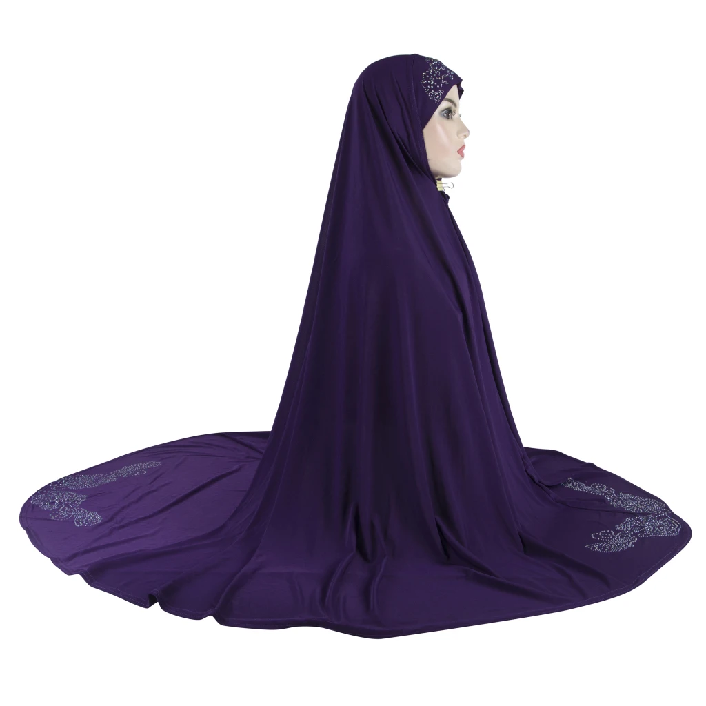 H222 Maxi size XXL 120*110cm muslim pray Hijab amira pull on Scarf headscarf islamic scarves Turban Caps Bonnet muslim headwear head scarf hijab headscarf hijab hats female head wraps prayer hats unisex turban hat prayer cap