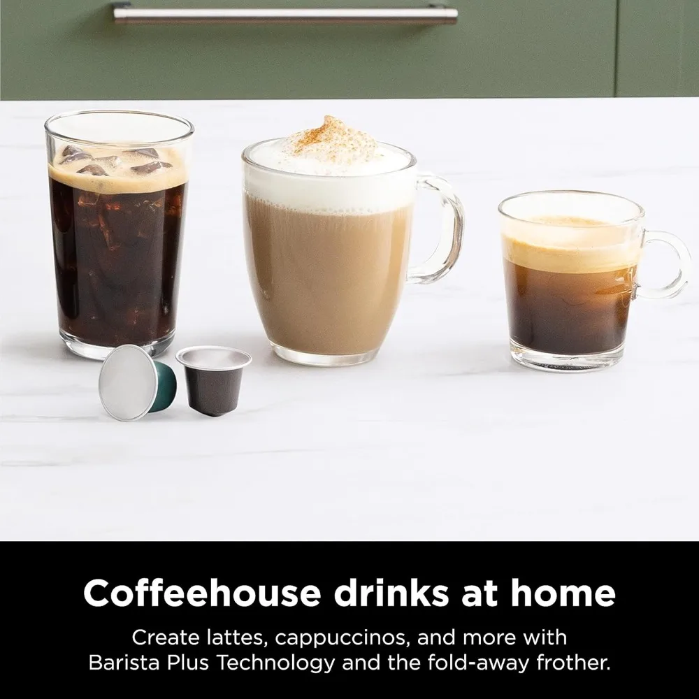 Espresso & Coffee Barista System, 3 Espresso Brew Styles, Single-Serve Coffee & Nespresso Capsule