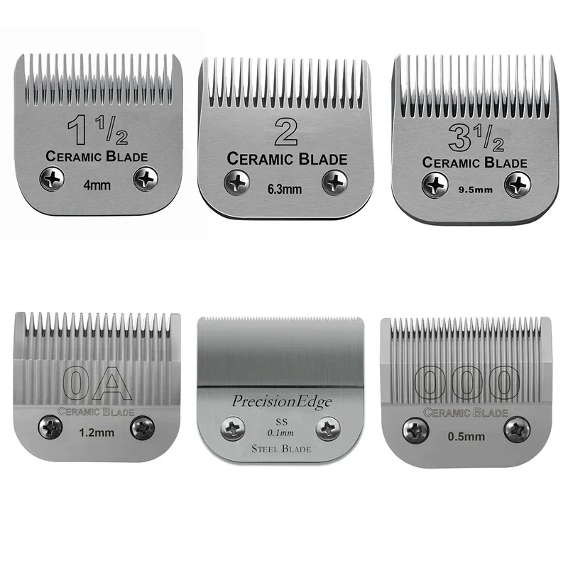 Detachable Ceramic Blade For Andis AG,AGC,BDC,BG,DBLC,FHC,MBG,SMC/Oster A5,A6,Classic 76,Star-Teq,Power-Teq Pet & Dog Clippers