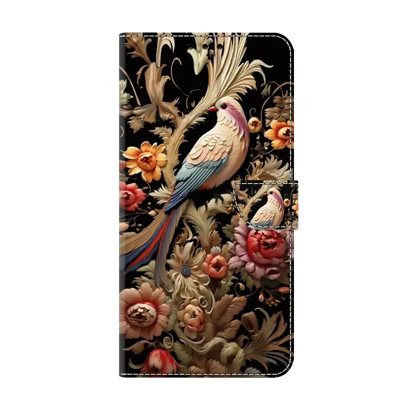 Deluxe Painted Wallet Stand Phone Case - Pixel 9 Pro Series