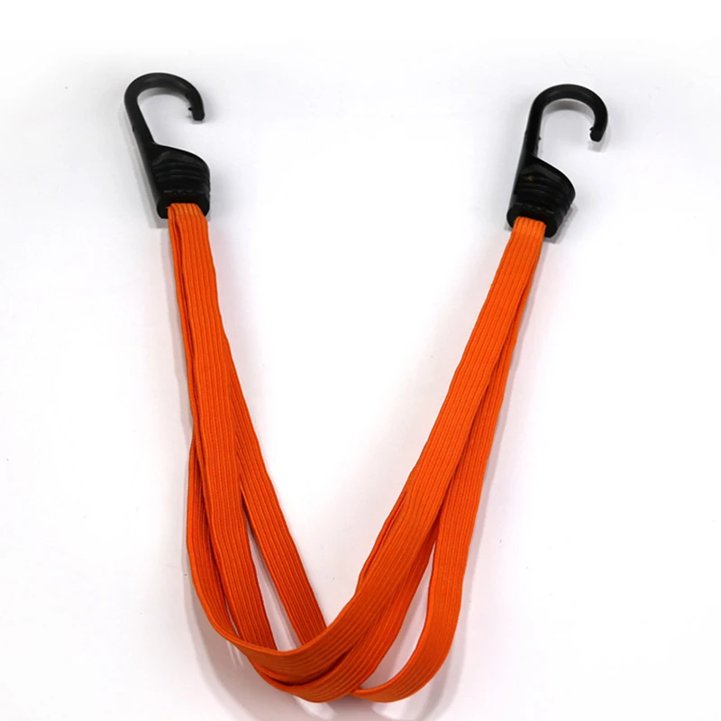 60CM 2 Hooks Universal Helmet Rope Motorcycle Beef Band Rubber Band Tied with Elastic Elastic Rope Bicycle Electric Battery Car