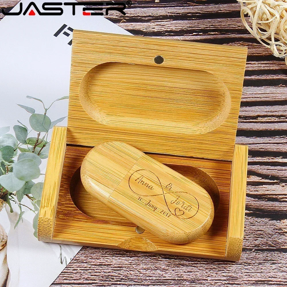 thumbnail image 5 of JASTER 10 piezas/lote (LOGOTIPO personalizable) Unidad flash USB 2.0 de madera Pendrive de 4 GB 8 GB 16 GB 32 GB 64 GB 128 GB Memoria USB Regalo de boda, 5 of 5