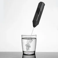 Electric Milk Frother,Dry Battery, Stainless Steel + ABS Automatic Handheld Milk Frother, 1