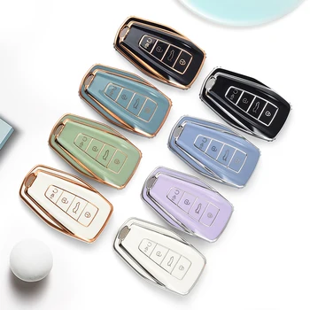 전체 신호 자동차 키 케이스 커버, Geely Coolray 2024 X6 Emgrand Global Hawk GX7 용 다색 액세서리