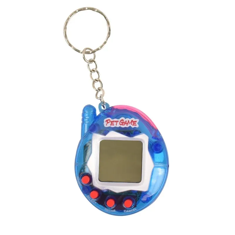 Electronic Handheld Mini Virtual Pet Development Game Console, Novel and Unique Toy Pendant, Keychain, Creative and Interesting