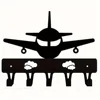 Elegant Airplane Key Holder Wall Decor. Metal Aircraft Art. Functional Ornament for Bedroom & Living Room 4
