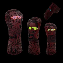Golf Wood Cover Driver Fairway Hybrid Waterproof Protector Set Durable Embroidery craft Golf Putter head Covers High quality