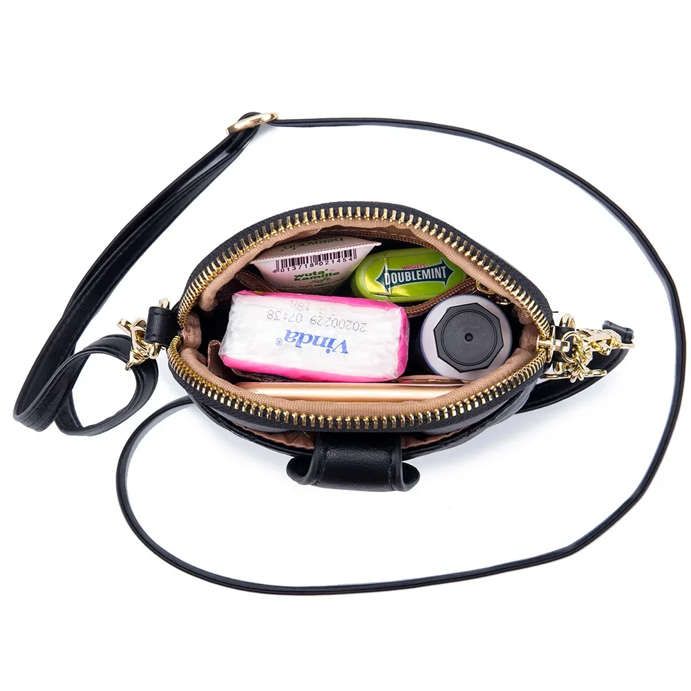 A-QMZL Borsa a tracolla Ragazze Borsa piccola donna Borsa a tracolla piccola carina Nuovo modello borse a mano pelle PU Crossbody Bag compleanno bambina piccola, Rosa