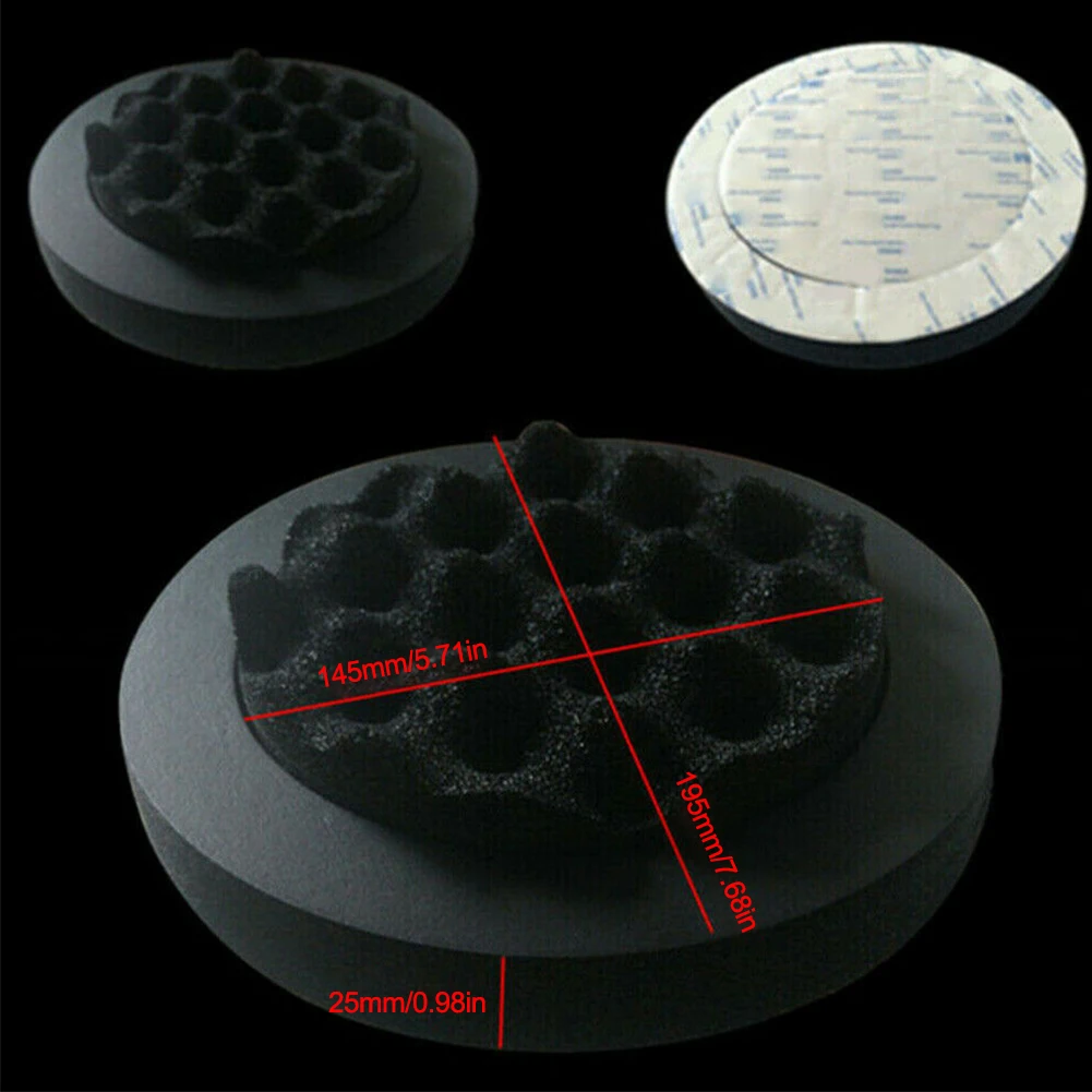 4Pc Universal 6.5" Car Door Speaker Sound Insulation Ring