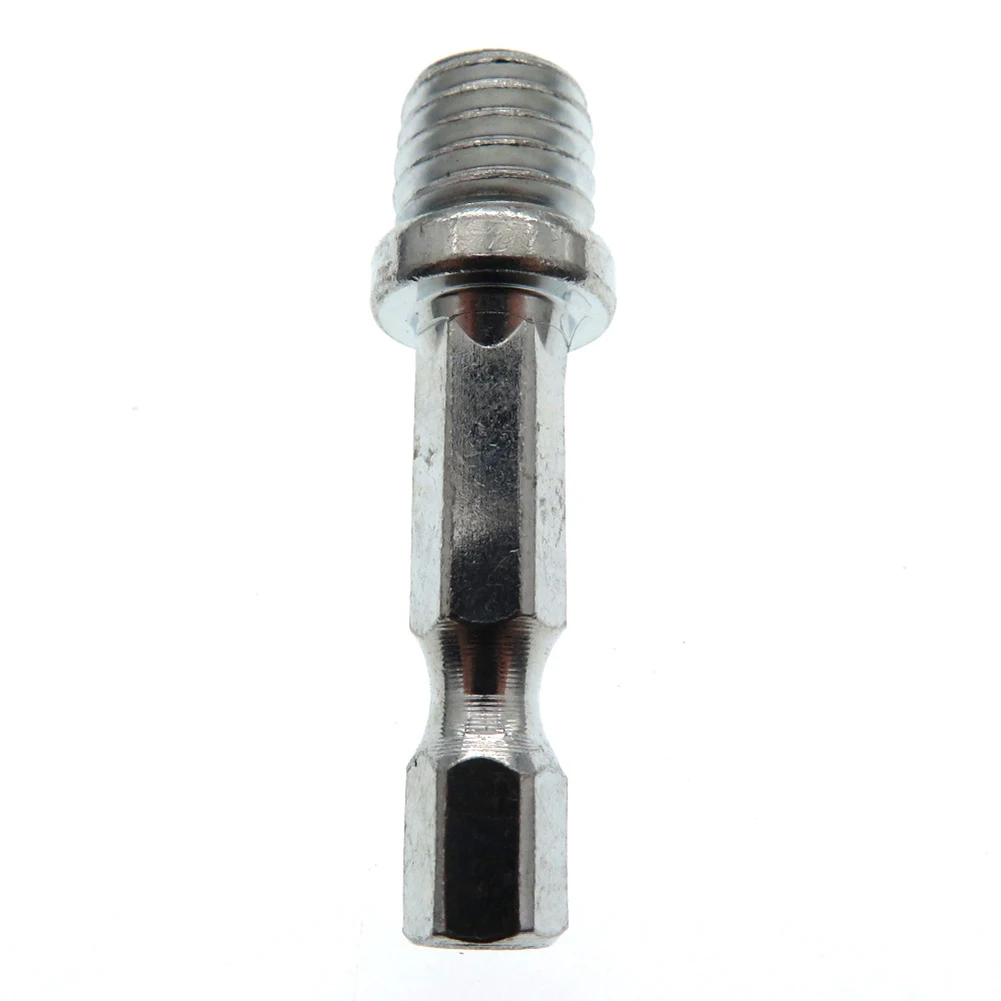 M10 M14 1/4 6mm Hex Connecting Rod Adapter Drill Chuck Connection Rod Metal Polishing Disc Connection Rod Power Tool Accessories