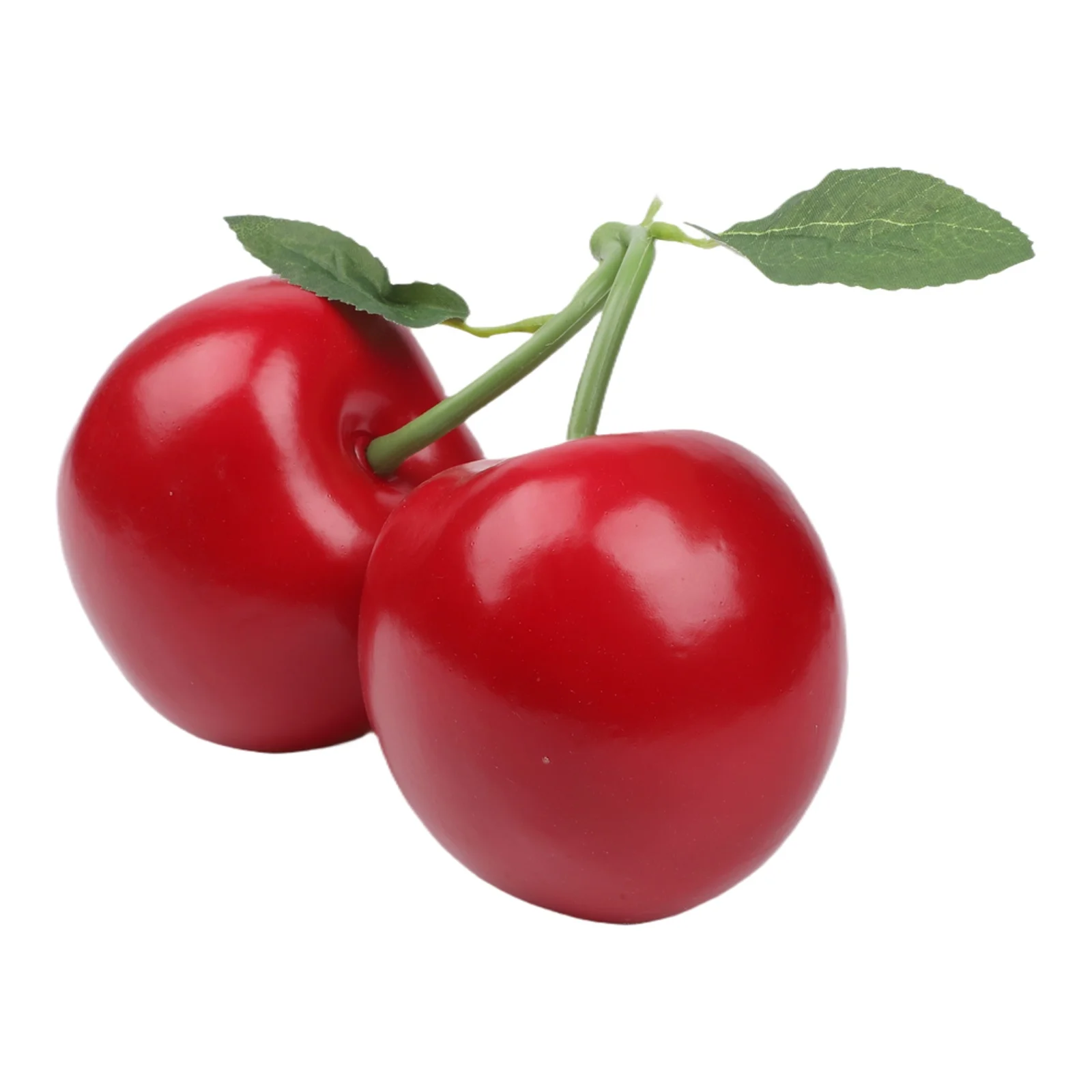 Large Red Artificial Cherry Decor for Photography and Display