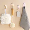 Creative Cute Cartoon Animal Cat Self-adhesive Hooks for Clothes Hat Scarf Key Holders Rack Home Decoration Wall Shlef Hanger 2