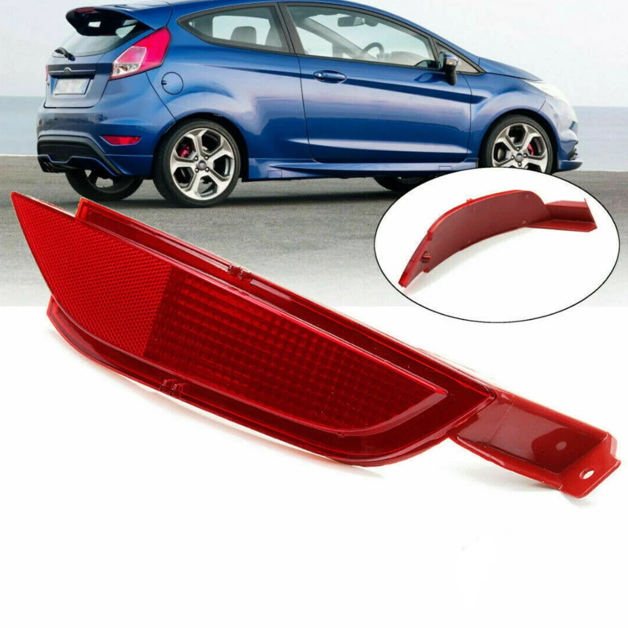 Rear Bumper Reflector Fog Lamp Tail Brake Light Left Right For Ford ...