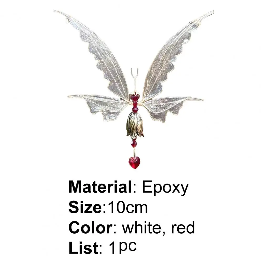 Sun Catcher Sun Catchers Fairy Butterfly Angel Suncatcher Creative Wind Chime Epoxy Fairy Butterfly Angel Windbell Hanging Pendant for Garden