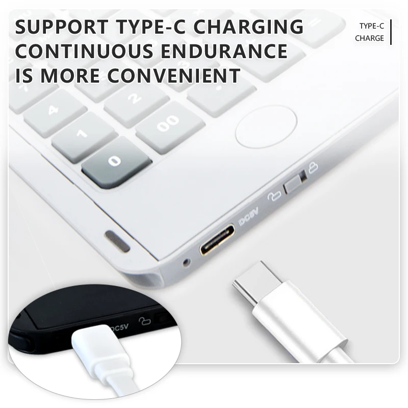 Calculator Electronic Memo Pad LCD Writing Tablet Portable Rechargeable Drawing Board Office Handwriting Notebook
