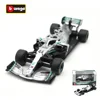 Bburago 1:43 Mercedes Benz 2019 W10 F1 Formula Static Die Casting Alloy Model Racing Car # 44 # 77 Collection Gift Toy 3