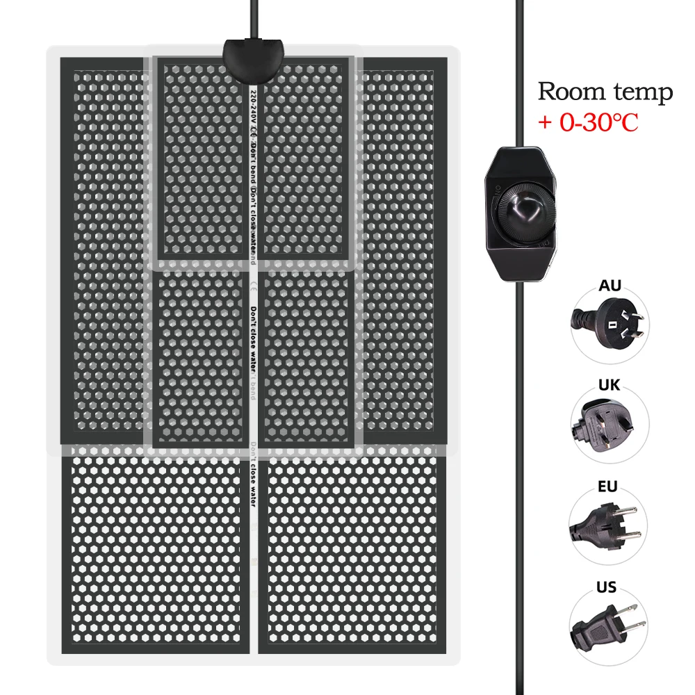 Seedling heat mat 5-20W Seedlings Heating Pad Temperature Control Adjustable Winter Waterproof Mat Anti-cold Plant Heat Pad Indoor Garden Supplies