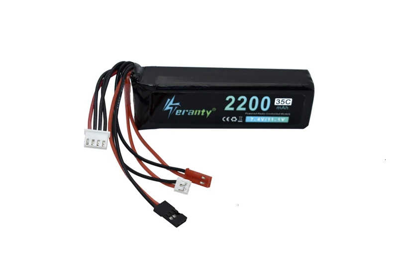 Teranty Batterie 11.1V 2200mAh 8C pour Walkera Devo12E RadioLink AT9