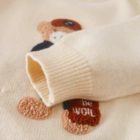 Girls Sweater Autumn Winter Knit Clothing Baby Pullover Kids Cartoon Cute Warm Sweater Clothing 6
