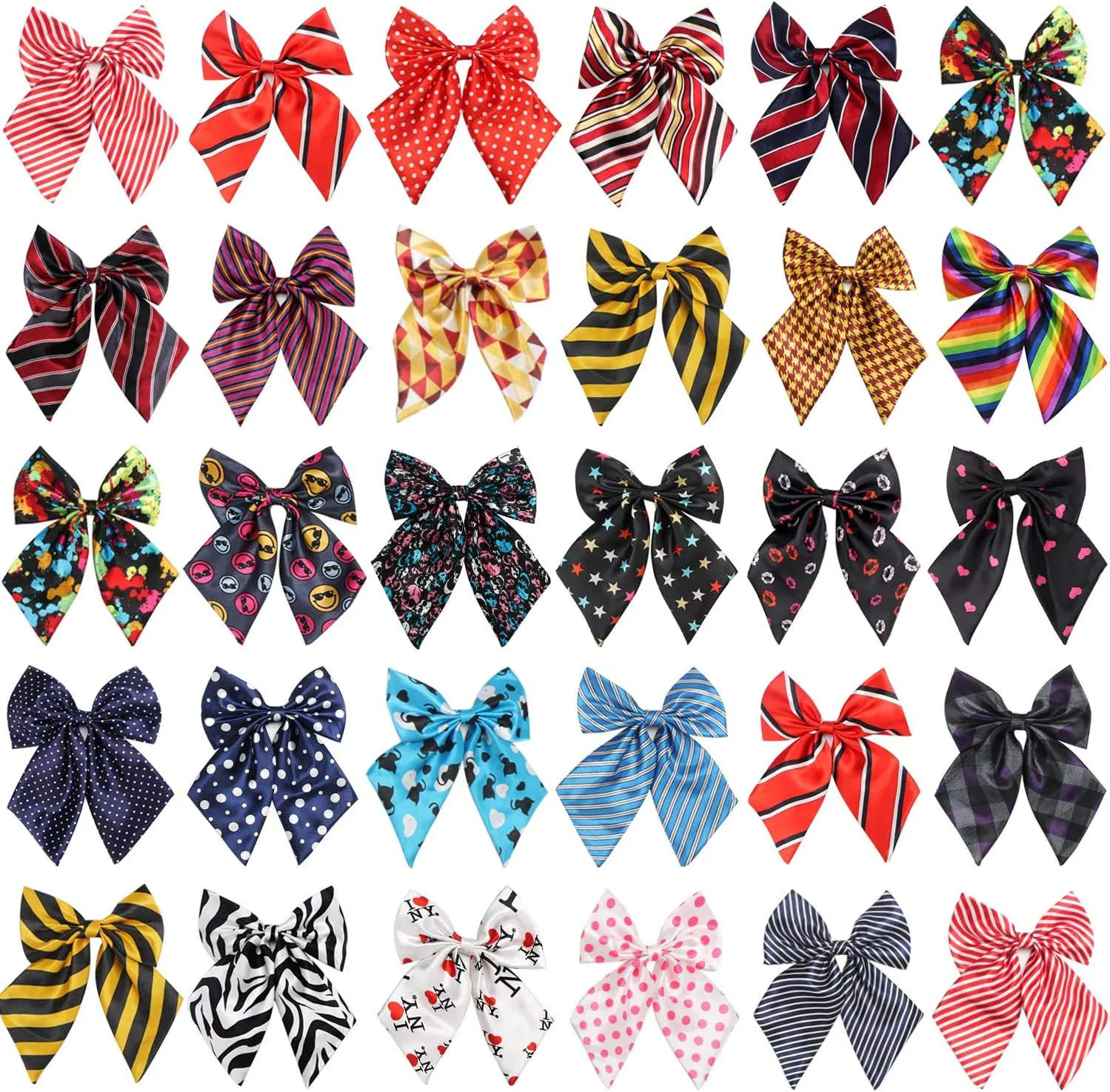 

50pcs Big Dog Tie Wholesale Pet Dog Bowtie Neckties Pet wedding decoration Dog Collar Bow Tie Pet Supplies Dog Accessories