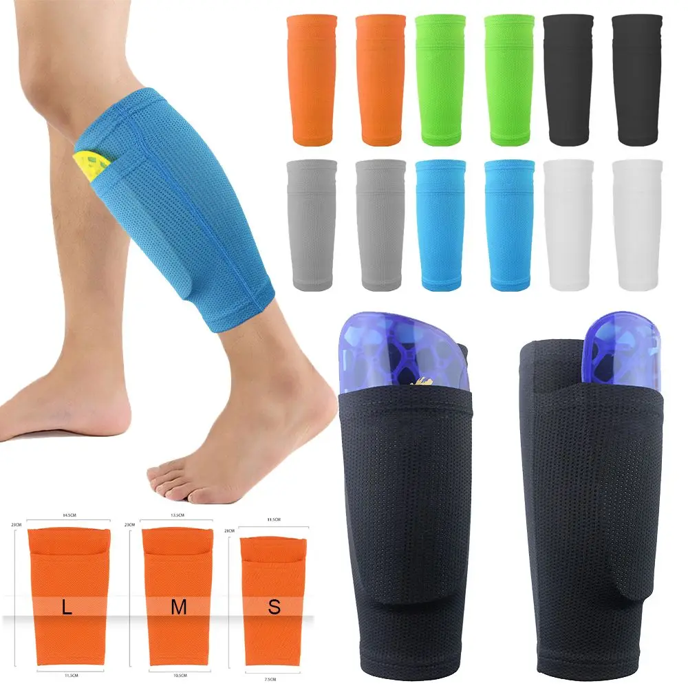 Soccer Socks Shin Pads Cover Instep Socks Leg Guard Sleeves Soft Breathable Nylon Football Shin Holder Instep Socks 1Pair soccer socks,soccer shin pads