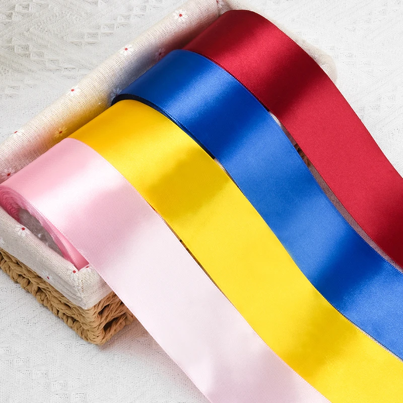 Satin Ribbons 22 Meters/Roll 15-50mm Christmas Halloween Party Gift Wrapping