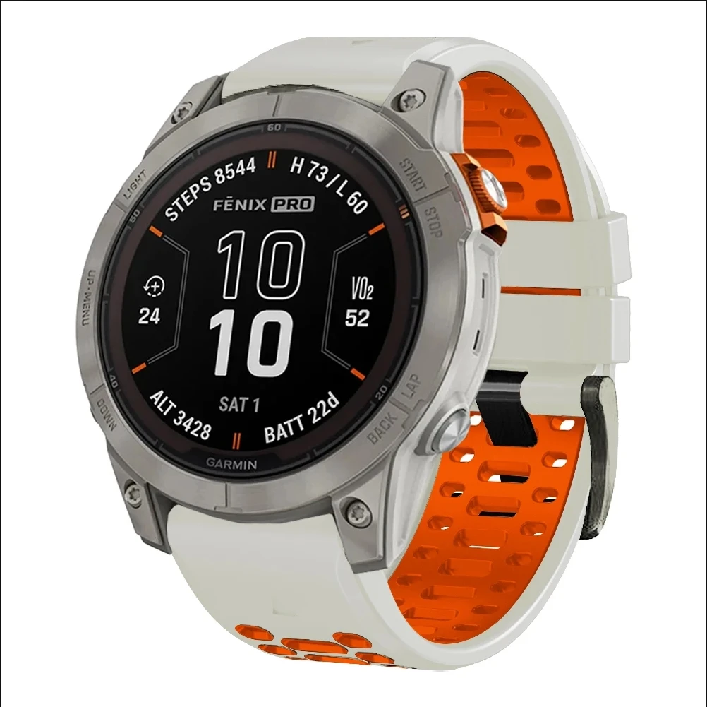 Premium Silicone Watch Band for Outdoor Sports, QuickFit Strap