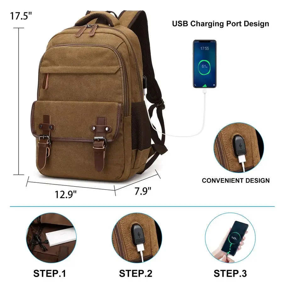 Laptop Backpack Convertible Daypack 2