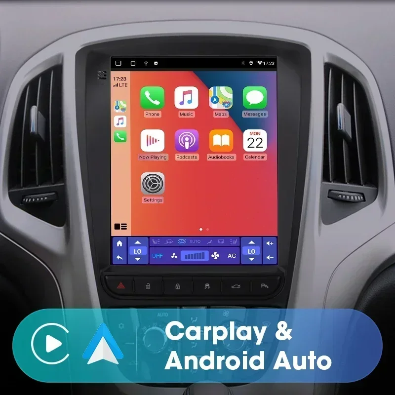 Srnubi Android 12.0 auto rádio pro Opel astra J vauxhall buick verano 2009-2015 multimediální video 2din 4G Carplay 9.7