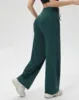 Women's High Waist Stretch Yoga Pants with Pockets Drawstring Quick Dry Loose Running Pants Gym Outdoor Training Wide Leg Pants 6