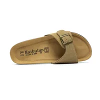 Summer Cork Slippers Men Beach Slides Shoes Woman Flat Low Heels Sandals Casual Flip Flops Cozy Nubuck Leather Clog Shoes Couple - Image 4