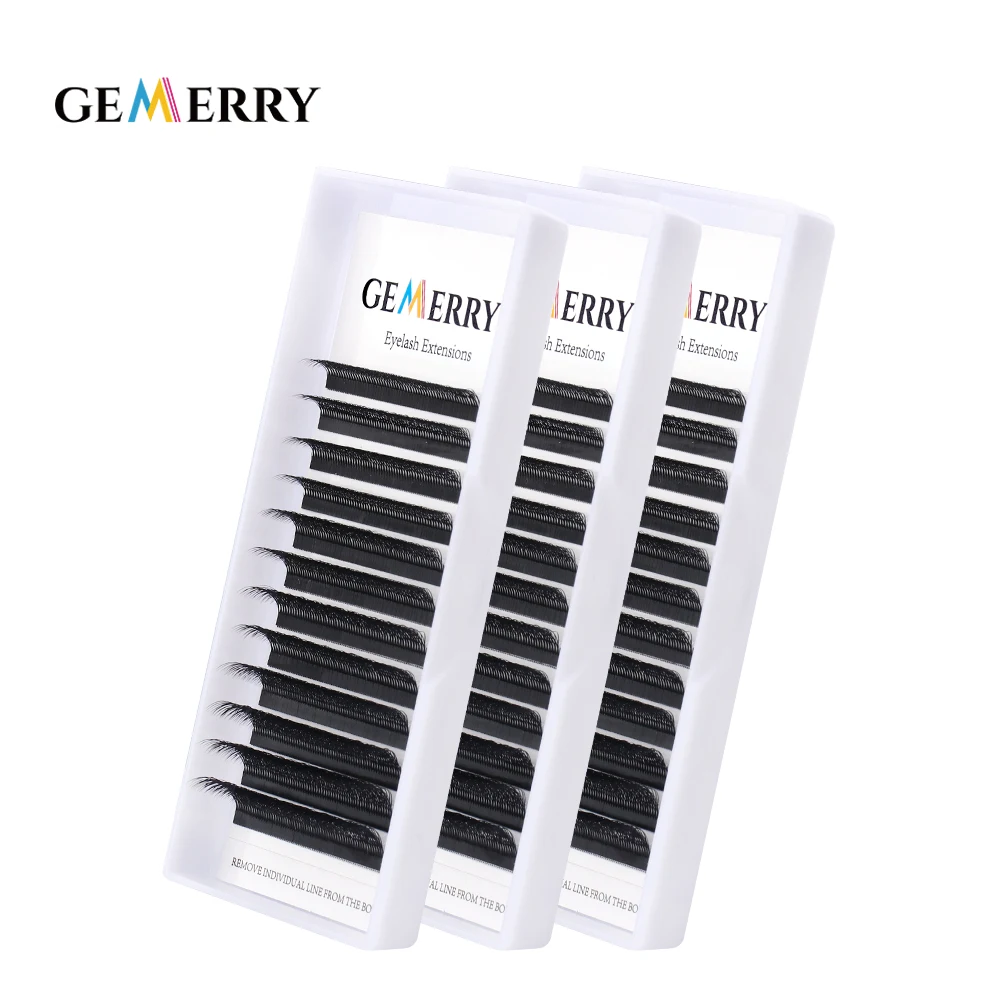 Ресницы Gemerry 4D8D W с двумя наконечниками, W-образные, для наращивания ресниц, предназначенный для объема, веер 8-15 мм, мягкие натуральные реснички (art.: 3920be5ab7e1f) - 3920be5ab7e1f