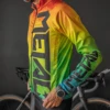 Bicycle Windbreaker Windproof Waterproof Men's Long Sleeve Cycling Jackets Bike Jersey Coat Pro Team Lightweight Jacket