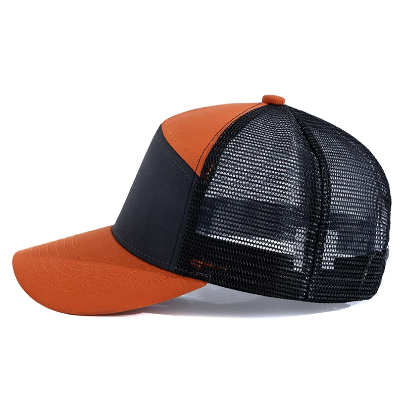 Hot Sale Unisex Trucker Hat Adjustable Baseball Cap Splicing Colors Cap