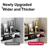 Bathroom Shelf No Drill Wall Mounted Shampoo Bottle Shower Corner Rack Toilet Storage Rack Aluminum Bathroom Kitchen Accessories 6
