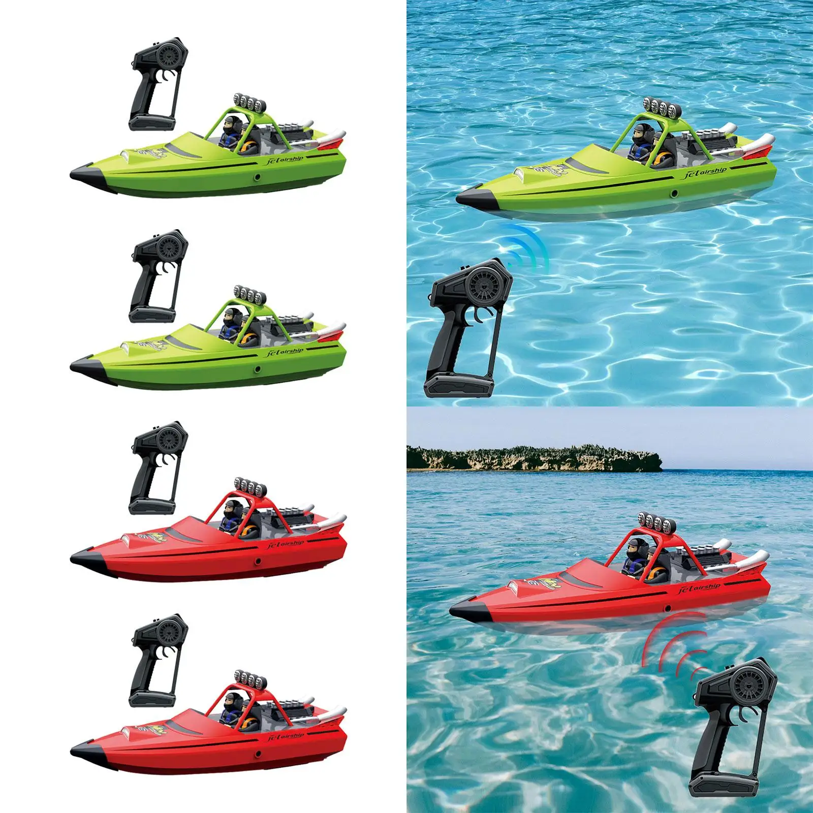 RC Boat Summer Outdoor Water Toy Remote Control Boat 30km/H High Speed for Kids Teens Adults River Water Play Holiday Gifts