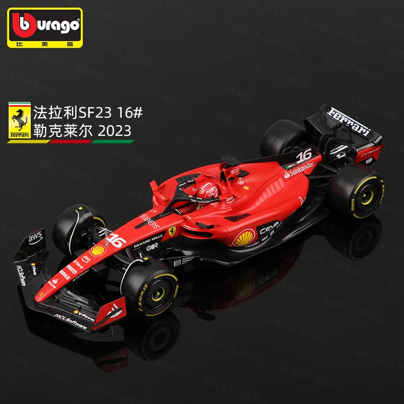 Bburago 1:18 2023 Ferrari Las Vegas GP SF23 #16 #55 F1 Racing