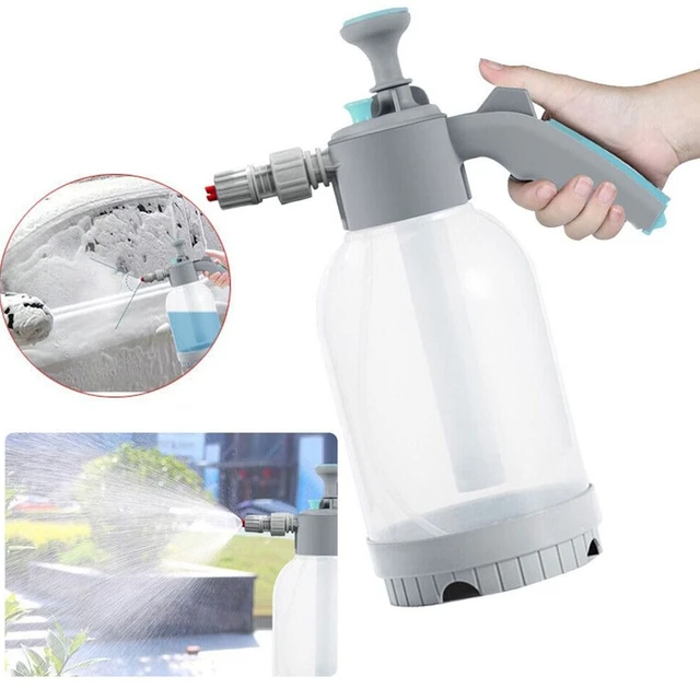 2L Foam Sprayer High-pressure Hand Pneumatic Foam Spray Bottle Hand Pump Foam  Spray Bottle Car Washing and Cleaning - AliExpress