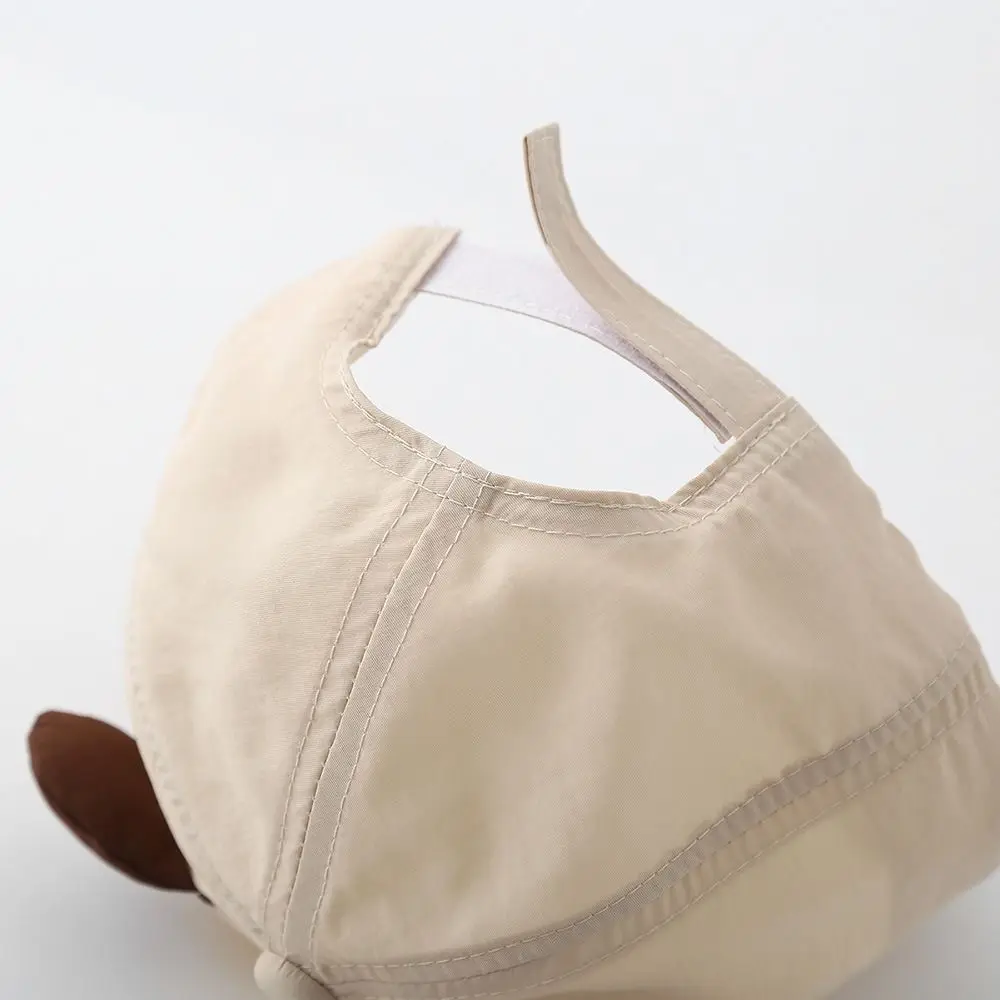 New Spring Summer Baby Bucket Hat Soft Thin Short Brim Newborn Bonnet Cute Capybara Boys Girls Sunscreen Hat Kids