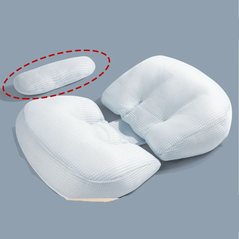 Simple Pure Color Cotton Pregnancy Pillow Washable U-shaped Side Pillow During Pregnancy Maternity Sleeping Artifact Supplies