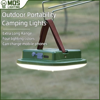 MOSLIGHTING Camping Lantern 80W 7500K Torch Flashlight  Rechargeable LED Light 4 Light Modes For Outdoor Hiking Emergency Lamps 1