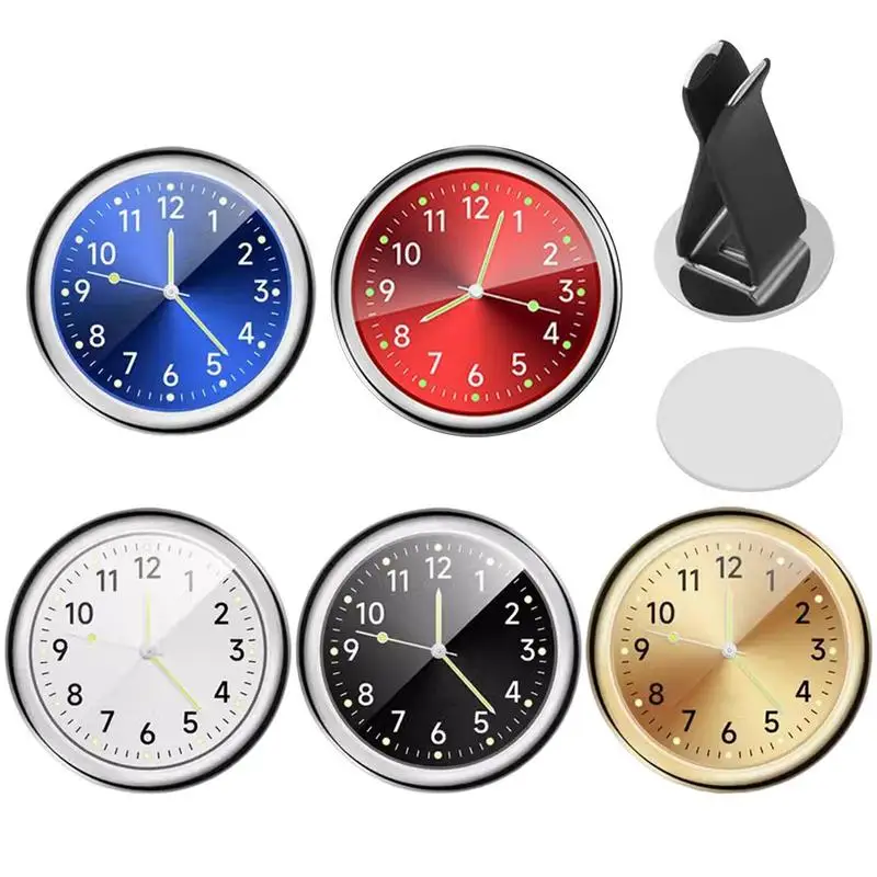 

Car Clock Mini Interior Automobile Dashboard Decoration Auto Luminous Clock For Cars RVs SUVs Clock Portable Luminous Clock