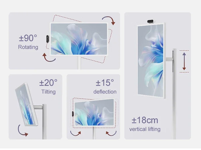 Manufacturer Portable Tablet Tv Rollable Smart Touch Screen 1080p Hd 21.5 Inch Lcd Led Tv Smart Television With Android Wifi