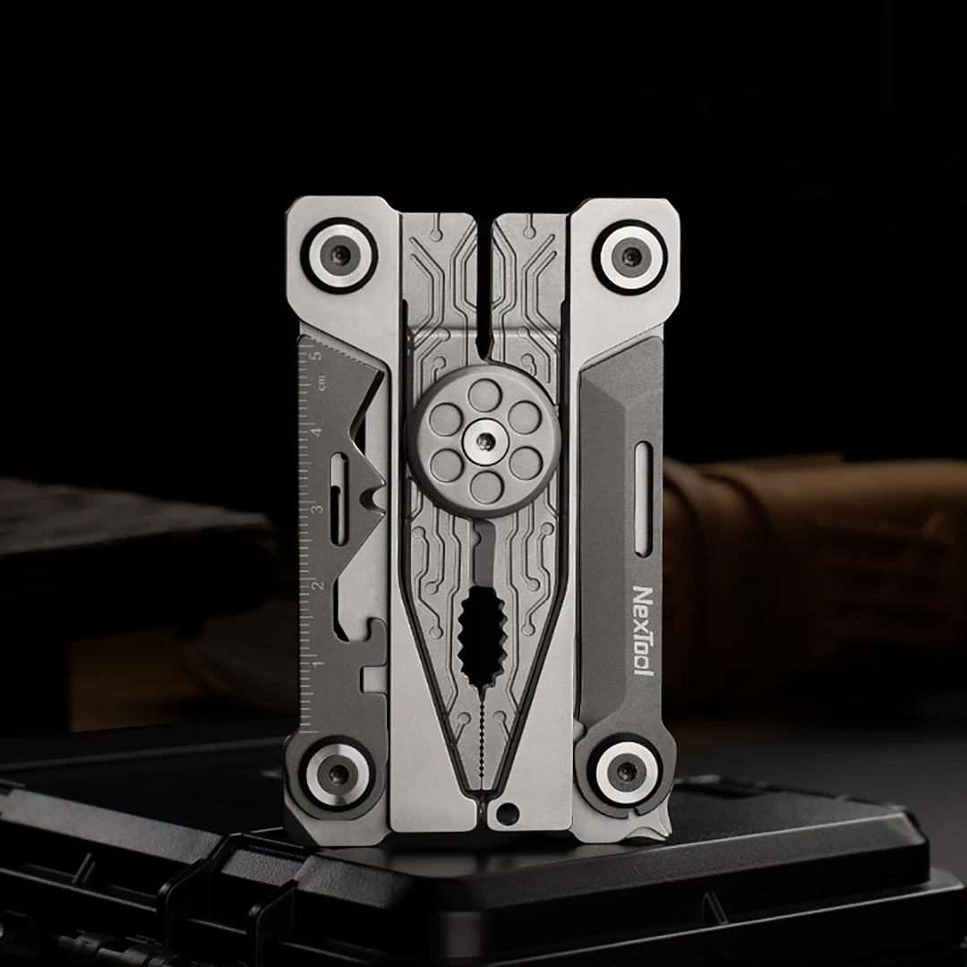 Mini 14 In 1 EDC Alat Multifungsi Luar Ruangan Portabel Obeng Kunci ...